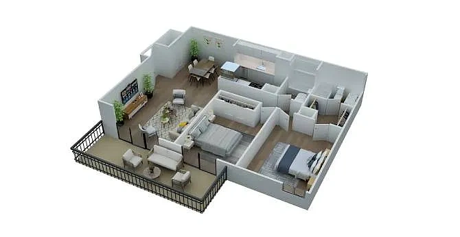 The Waverly on the Lake – Floor plan