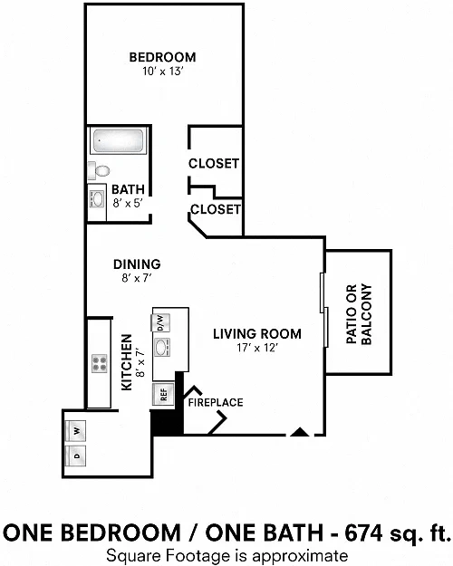 The Greens at Westgate Apartment Homes – Floor plan