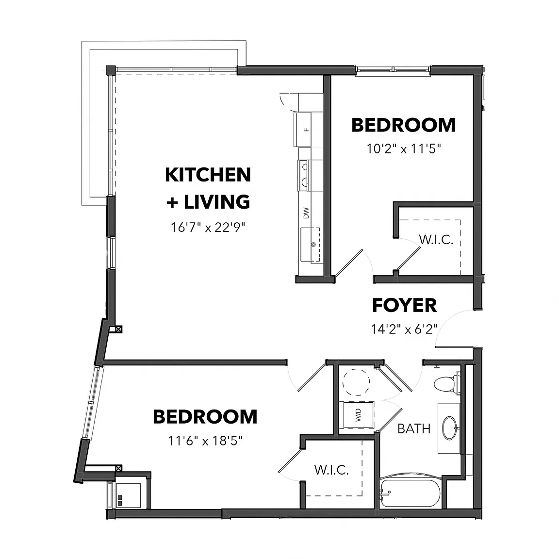 Bakery Living – Floor plan