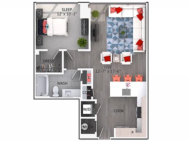 AMLI Arts Center – Floor plan