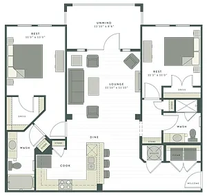 The Heyward Apartments – Floor plan