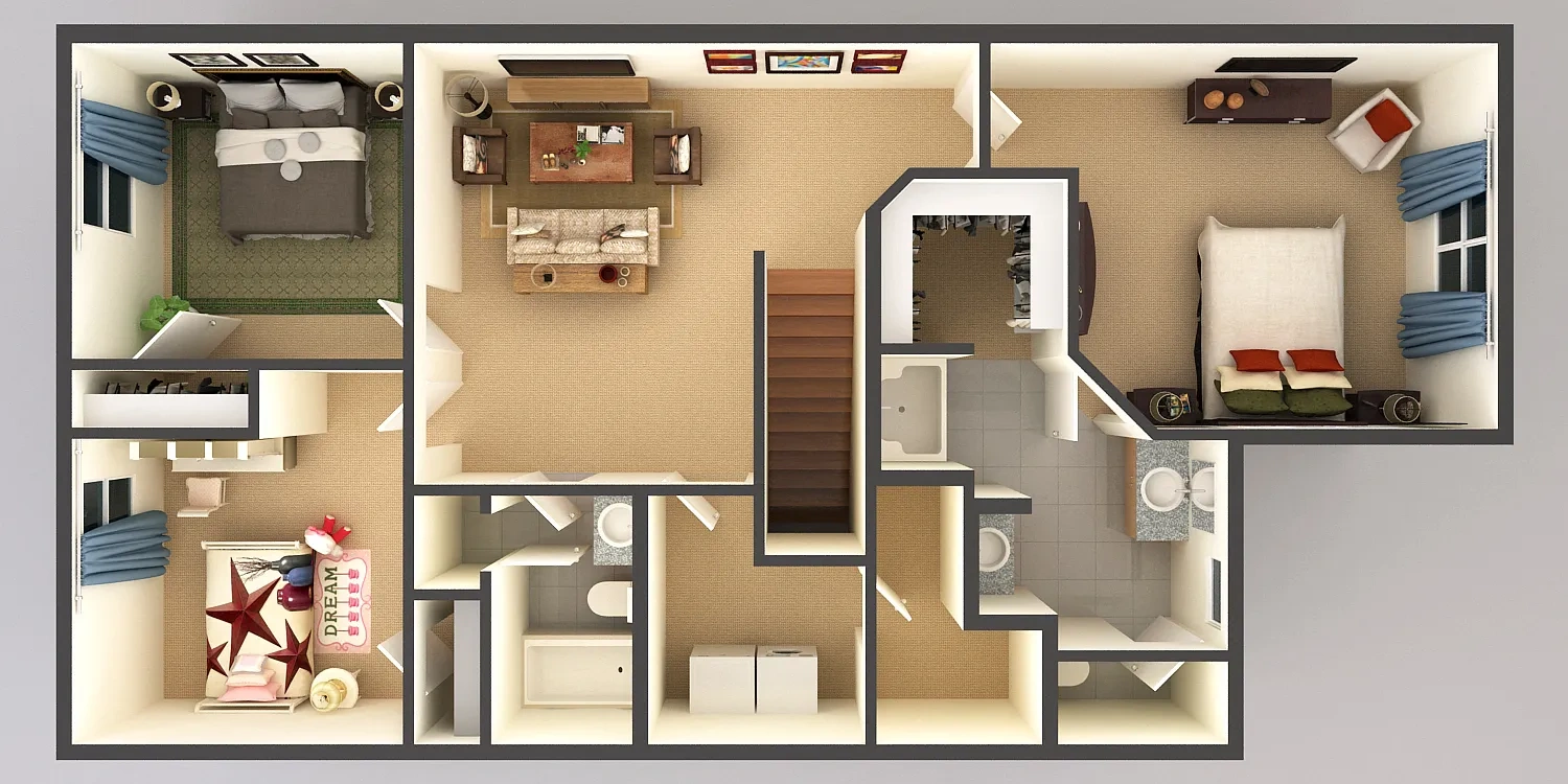 Stonemill Townhomes – Floor plan