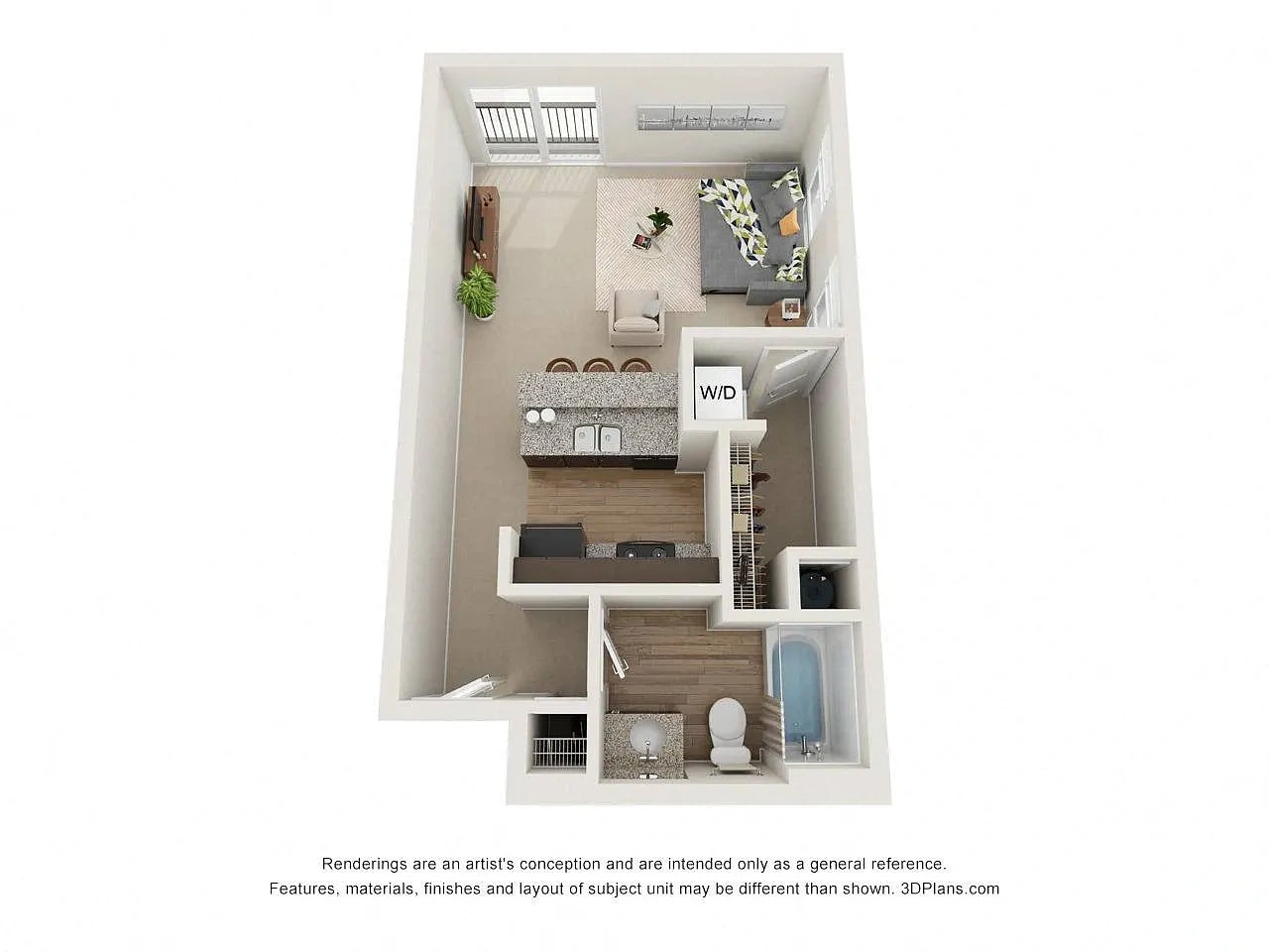 310 at Nulu Apartments – Floor plan