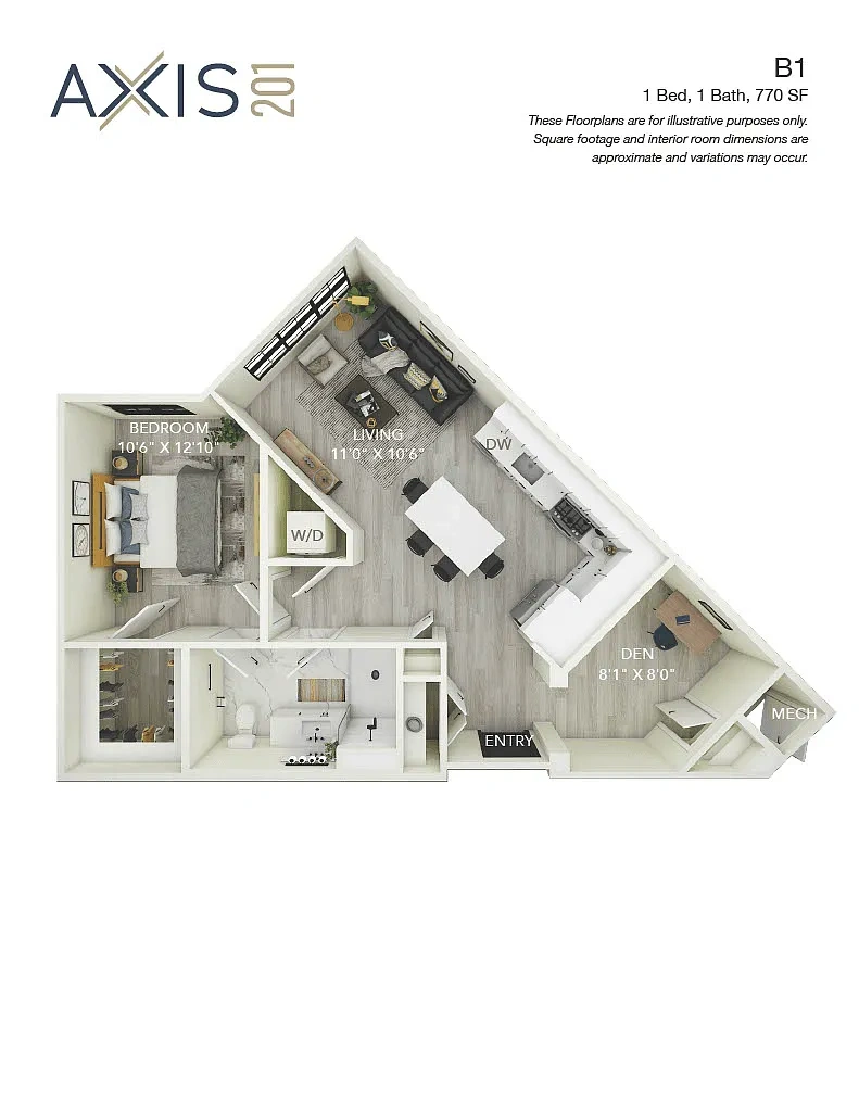 Axis 201 – Floor plan