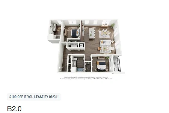 Lofts Downtown Nexton – Floor plan