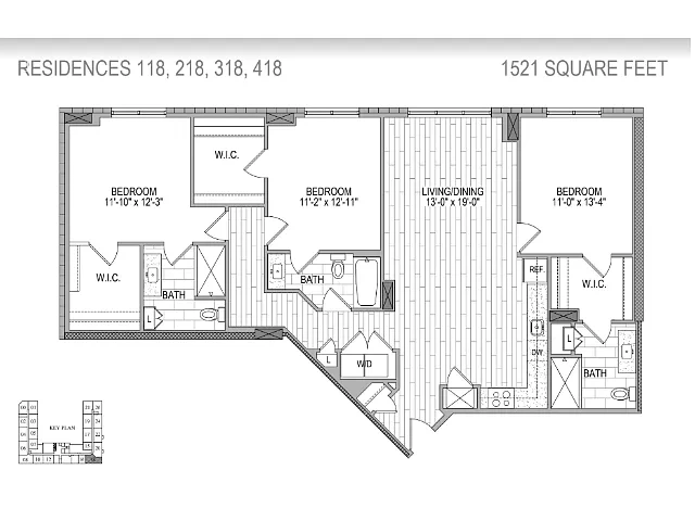 Cherry Hill Apartments – Floor plan