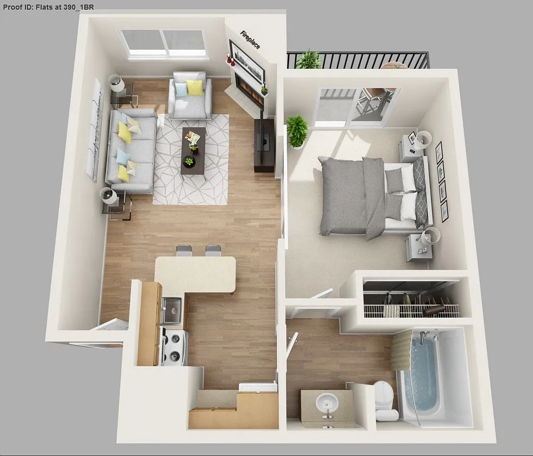 Flats at 390 – Floor plan