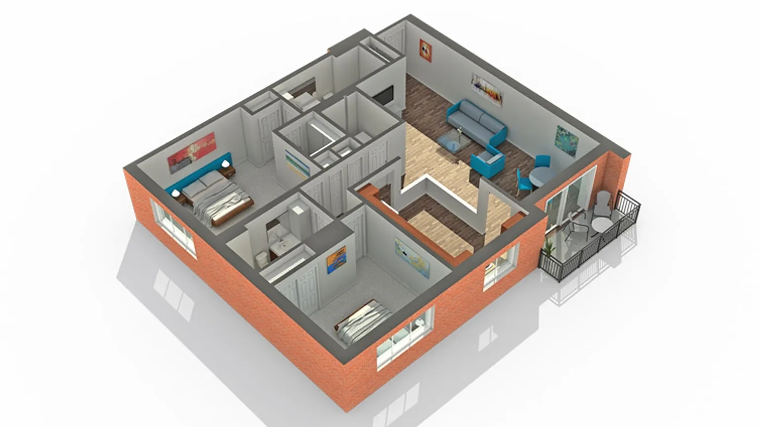 The Landing at Town Center – Floor plan