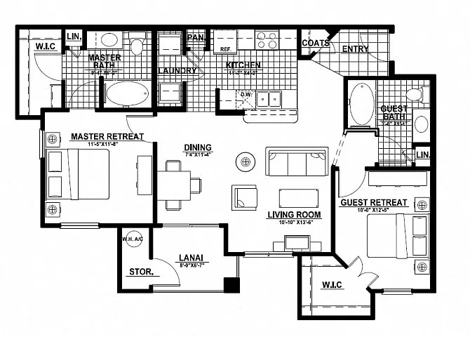 Courtney Bend – Floor plan