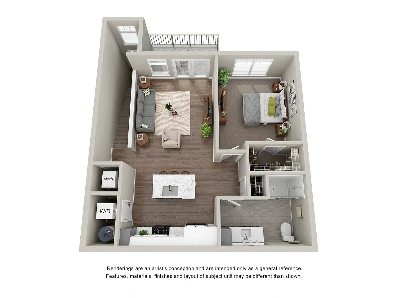 Tivoli Green Apartments & Townhomes – Floor plan