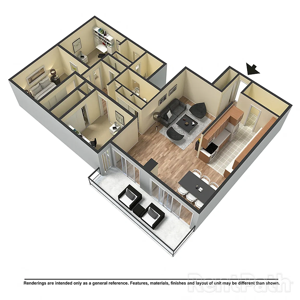 Long Beach Towers – Floor plan
