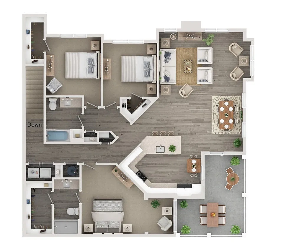 The Heron at River Island – Floor plan