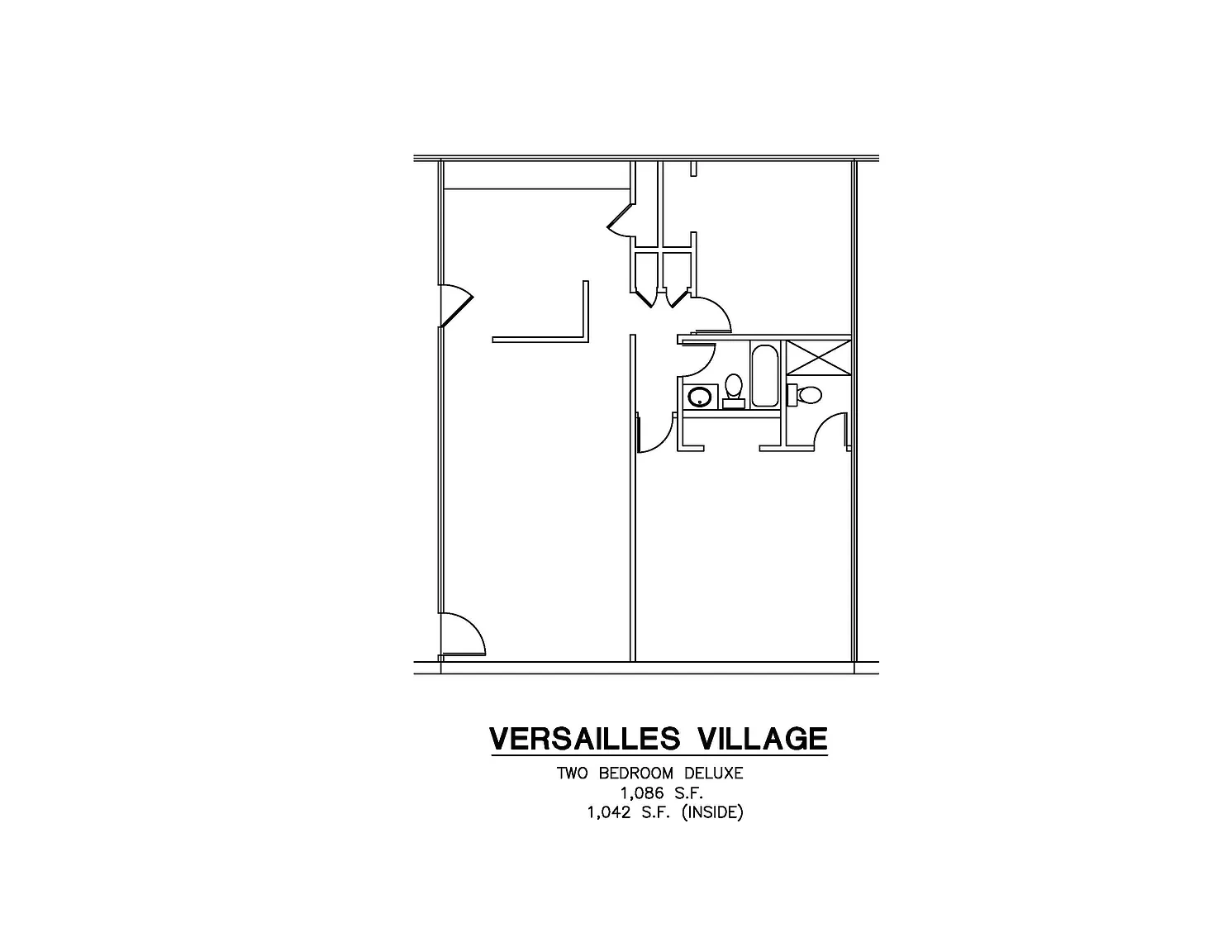 Versailles Village – Floor plan