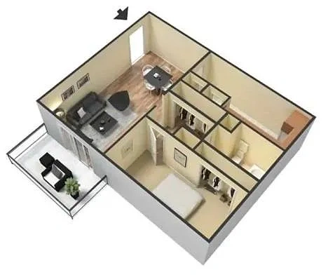 Bridgepoint Apartments – Floor plan