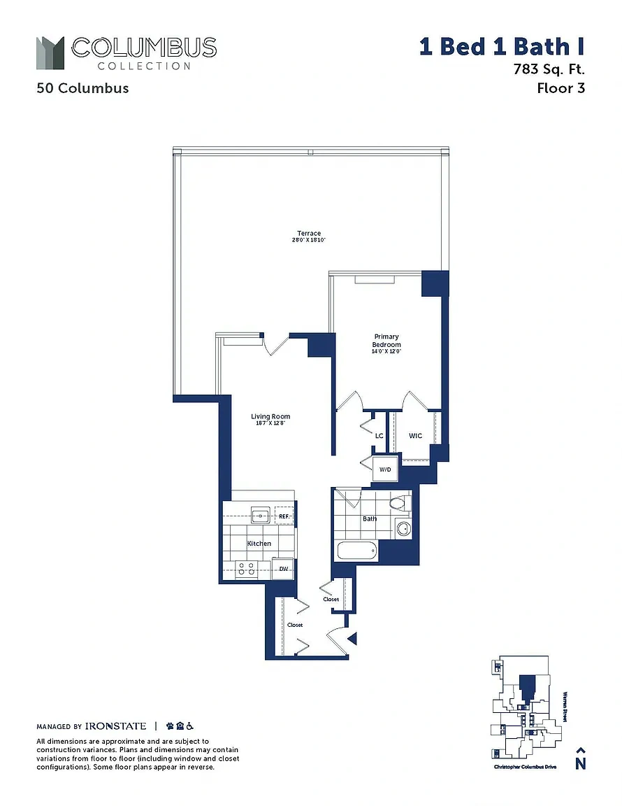 50 Columbus – Floor plan