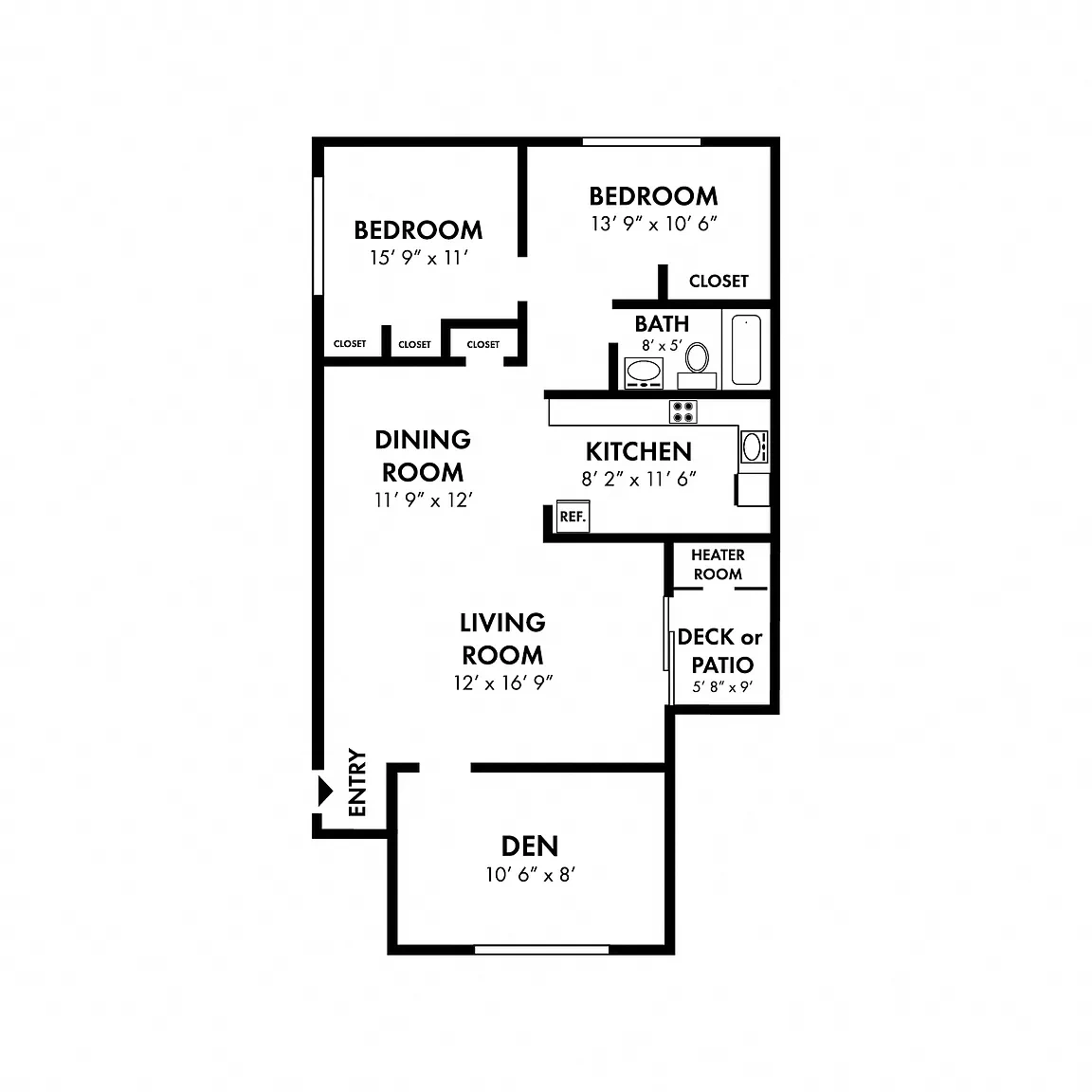 Glen Mar Apartment Homes – Floor plan