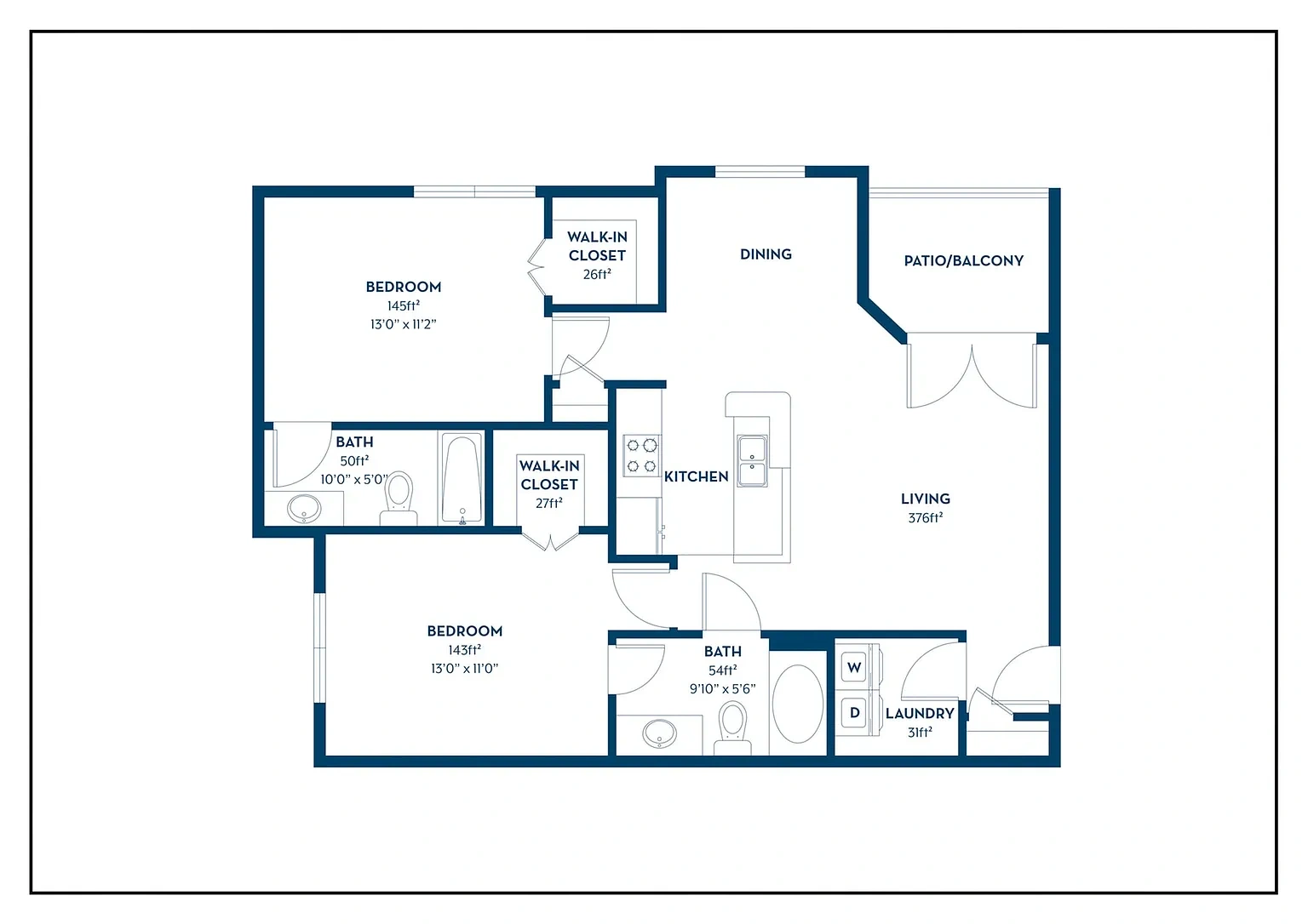 Oxmoor Apartments – Floor plan