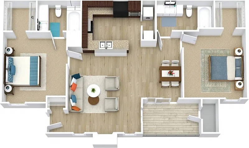 The Falls and Woods of Hoover Apartments – Floor plan