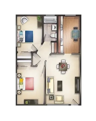 Woodlawn Gardens Apartments – Floor plan