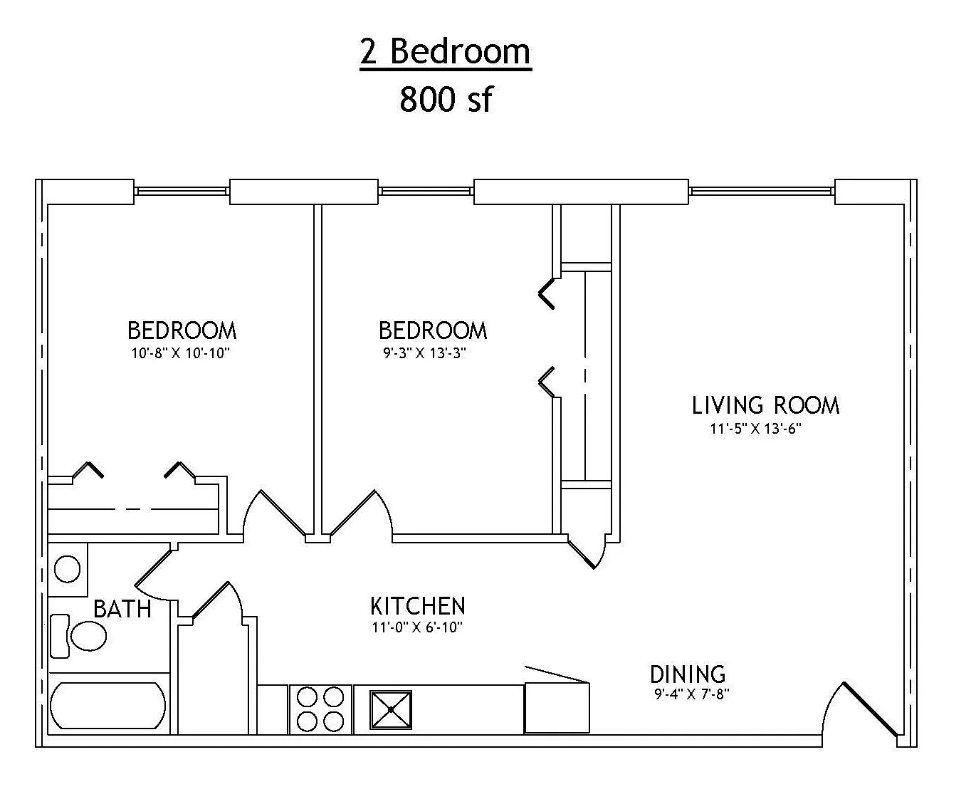 Skyview Manor – 2 Bed