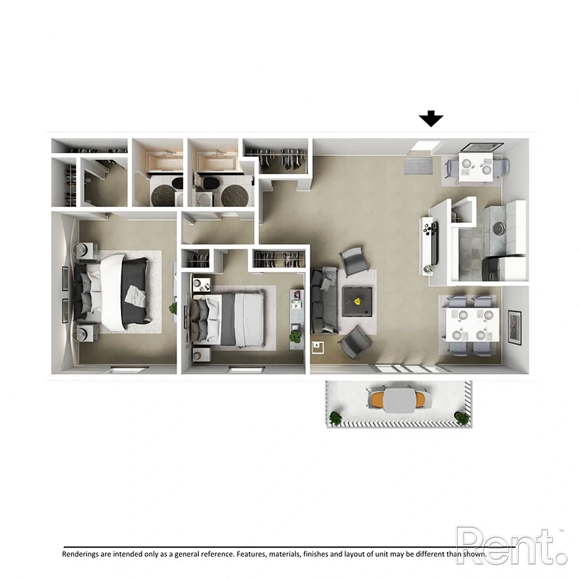 The Colony Apartments – Floor plan