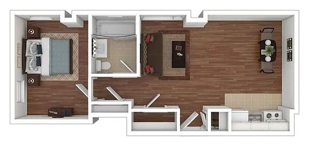 Shaker Collection – Shaker 1 Bedroom 1 Bath