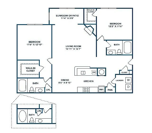 Stoneridge Farms Apartments – Floor plan