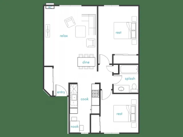 Serrano Apartments – Floor plan