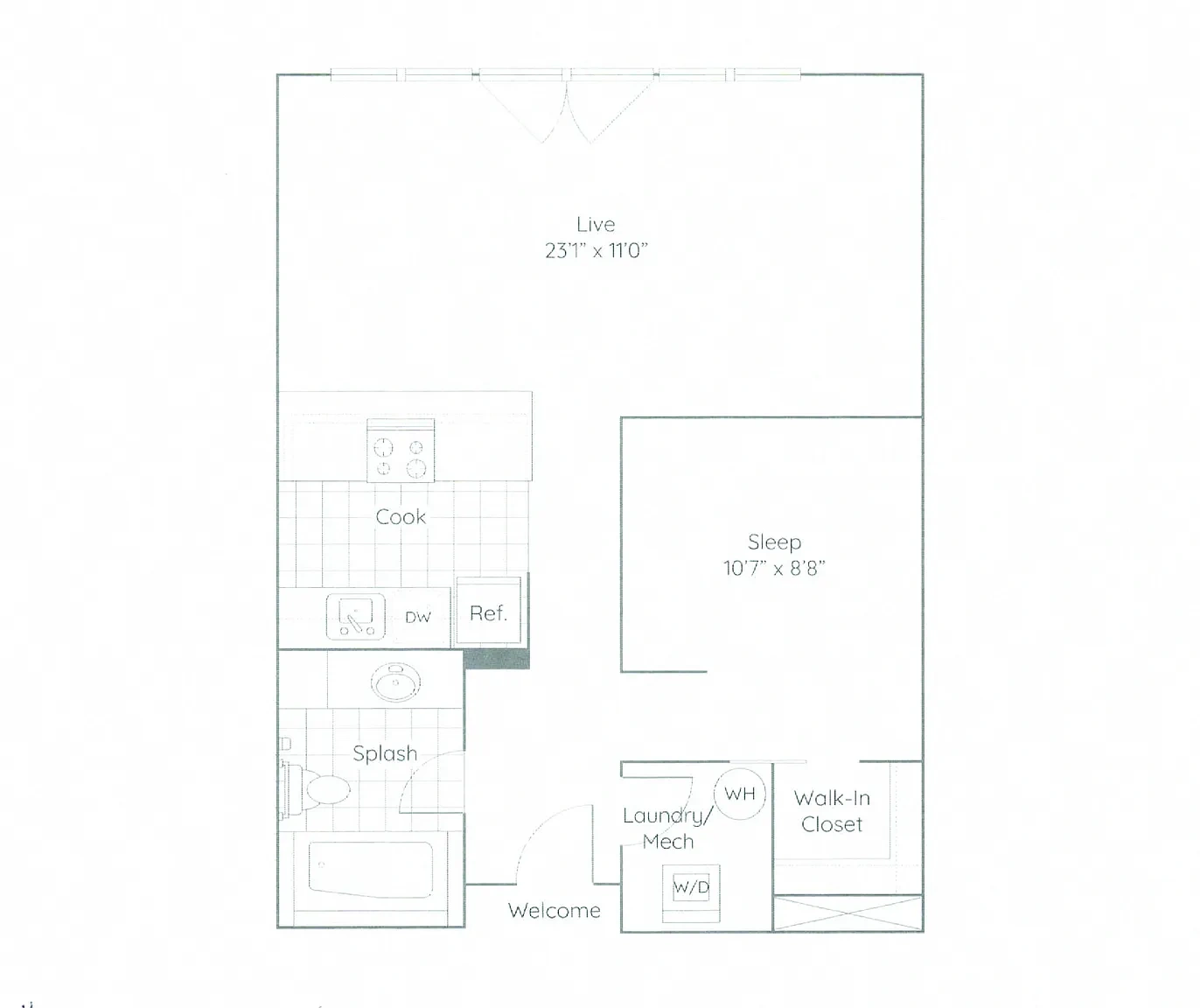 The Flats at Southside Works – Floor plan