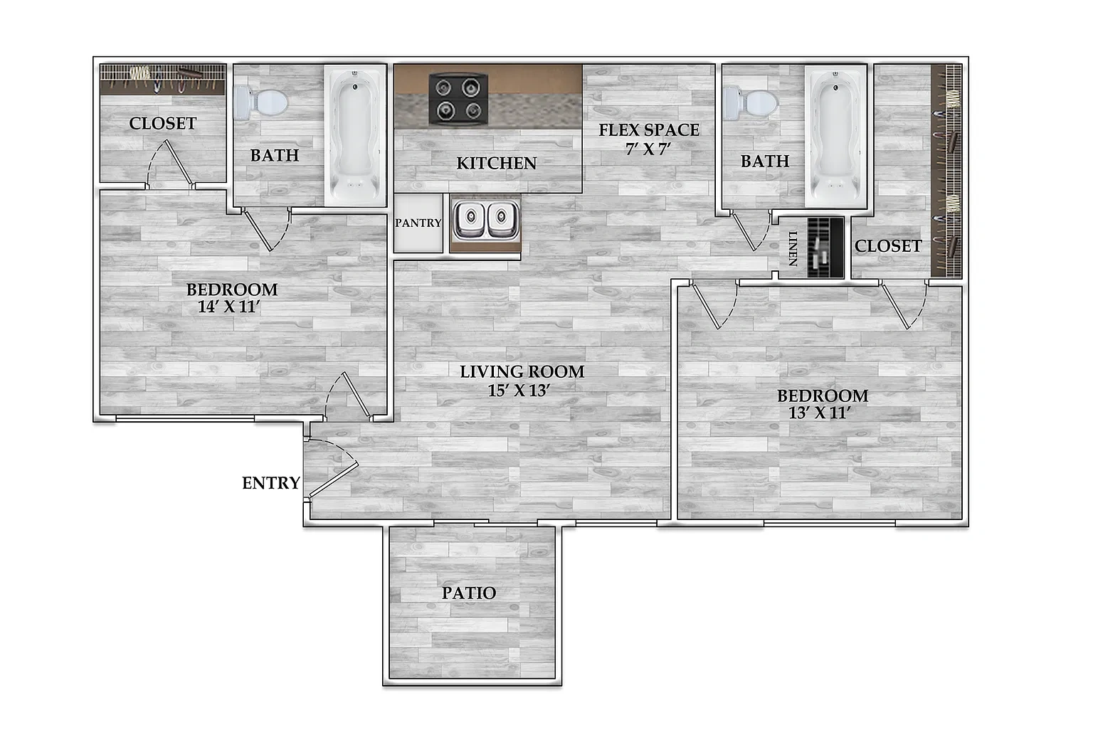 Salado At Cityview Apartments – Floor plan