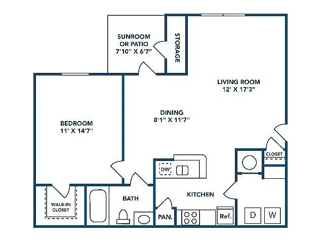 Stoneridge Farms Apartments – Floor plan