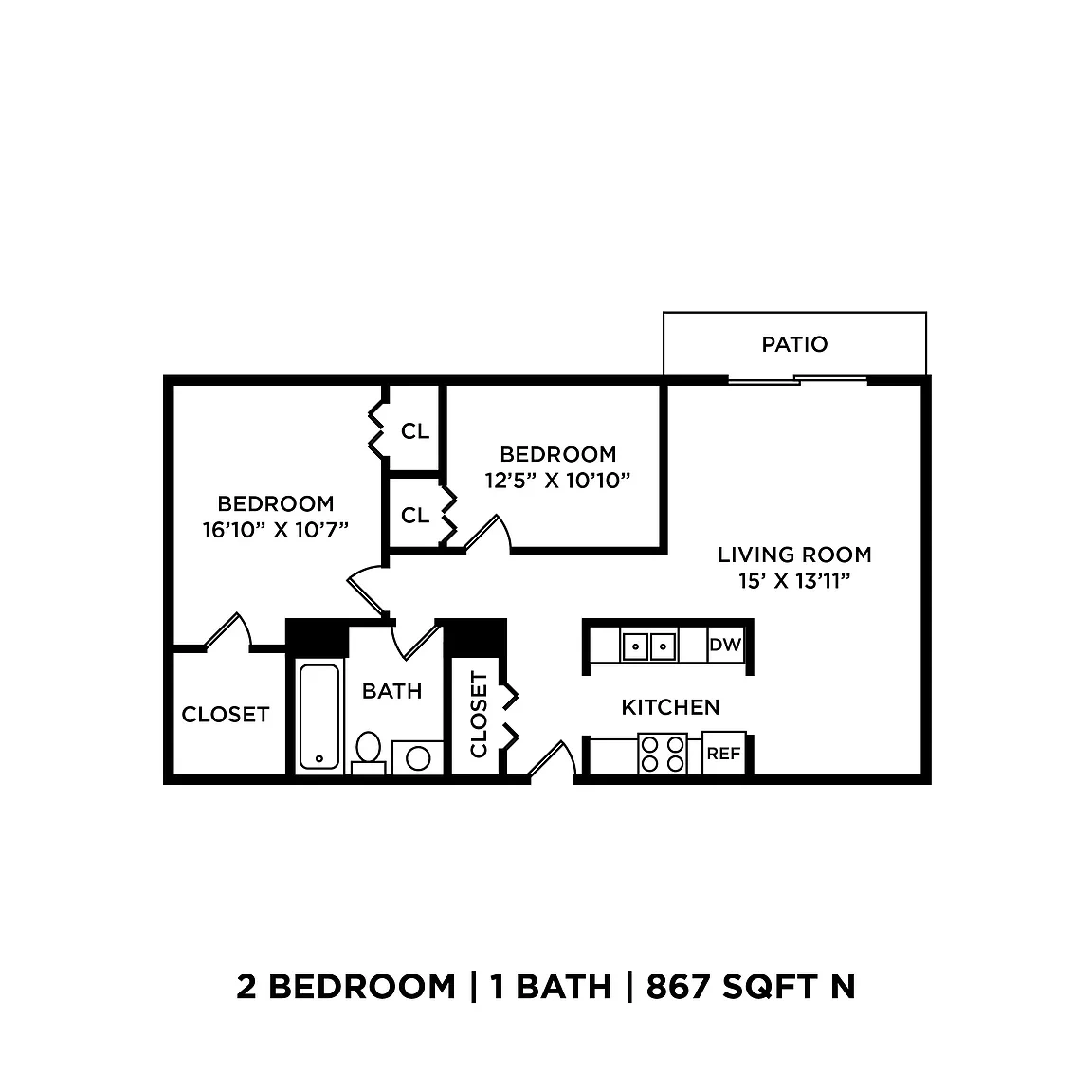 Vantage Pointe West Apartment Homes – Floor plan
