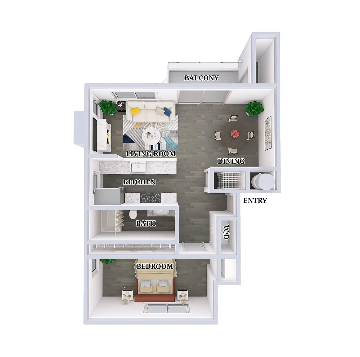 The Beverly Apartment Homes – Floor plan