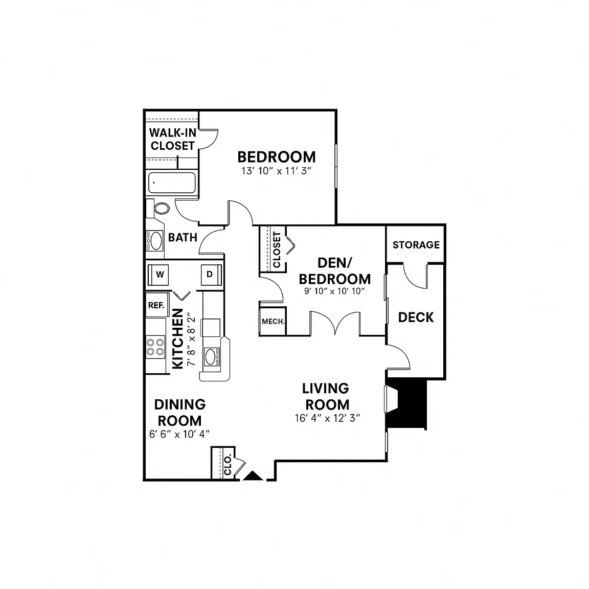 Chase Lea Apartment Homes – Floor plan