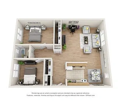 Colonial Village Apartments & Townhomes at Colonial Village – Floor plan
