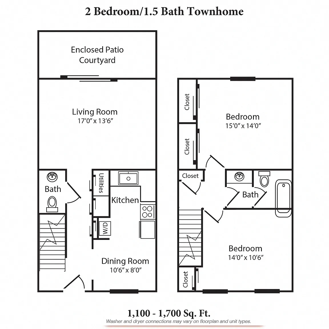 Walnut Creek Townhomes – Floor plan