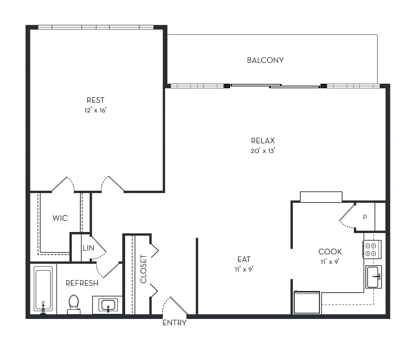 The Aspen – Floor plan