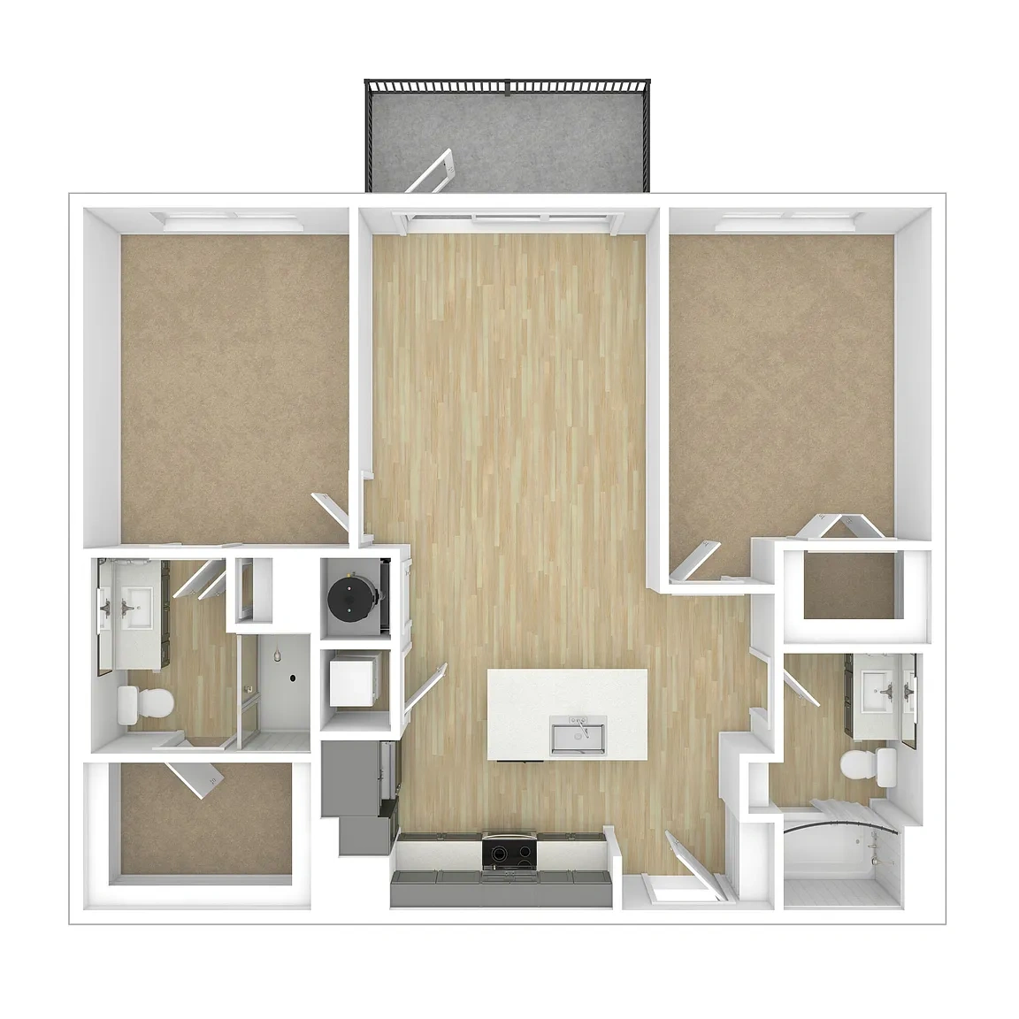 The Everly at Rouzan – Floor plan