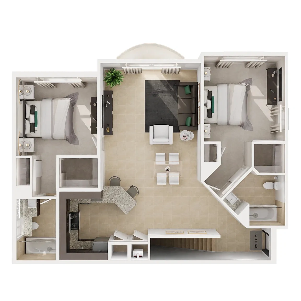 Gables Montecito – Floor plan