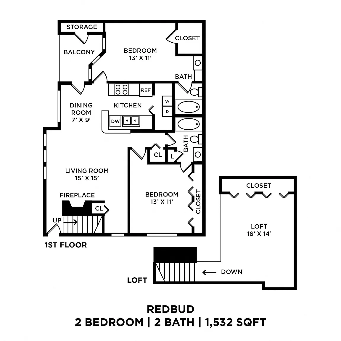 Park Laureate Apartment Homes – Floor plan