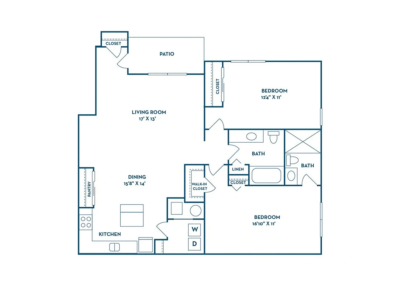 BriceGrove Park Apartments – Floor plan