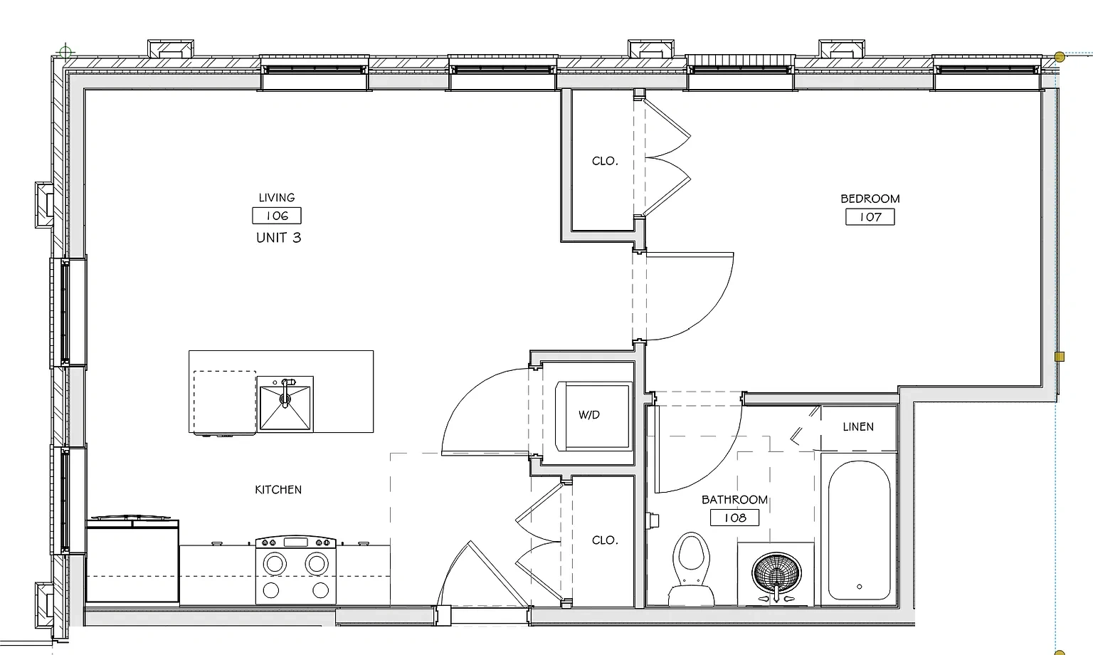 134 South Avenue Apartments – Floor plan