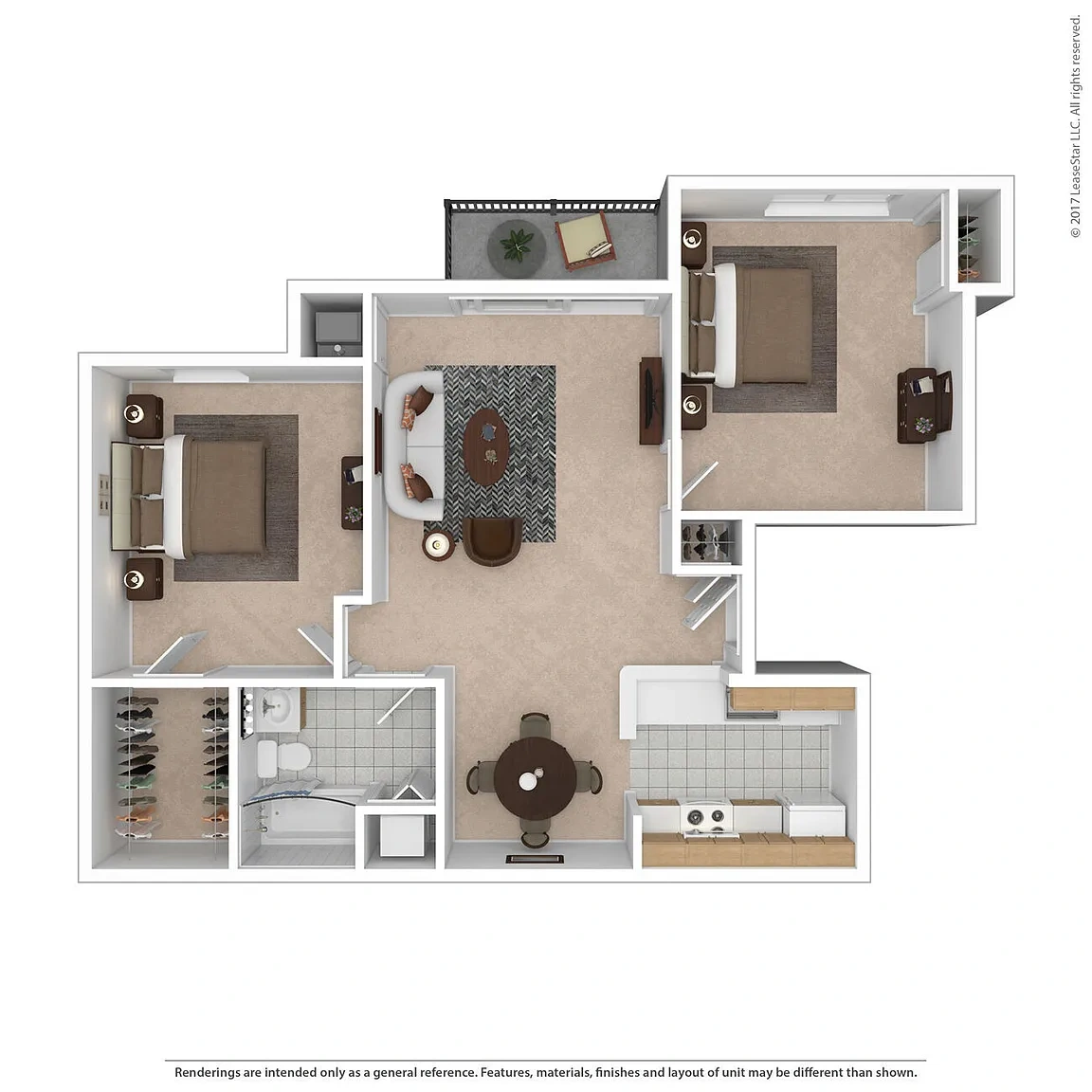 Spruce Run – 2 Bedroom Craftsman with 1 Bath