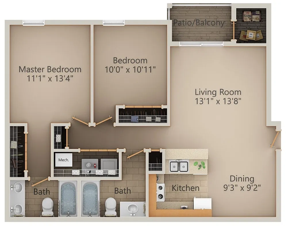 The Ridge at Tibaron – 2 Bedroom