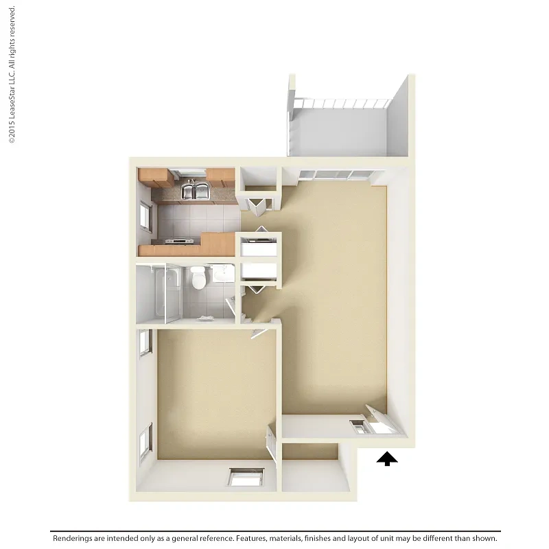 Imperial Palms Apartments – Floor plan