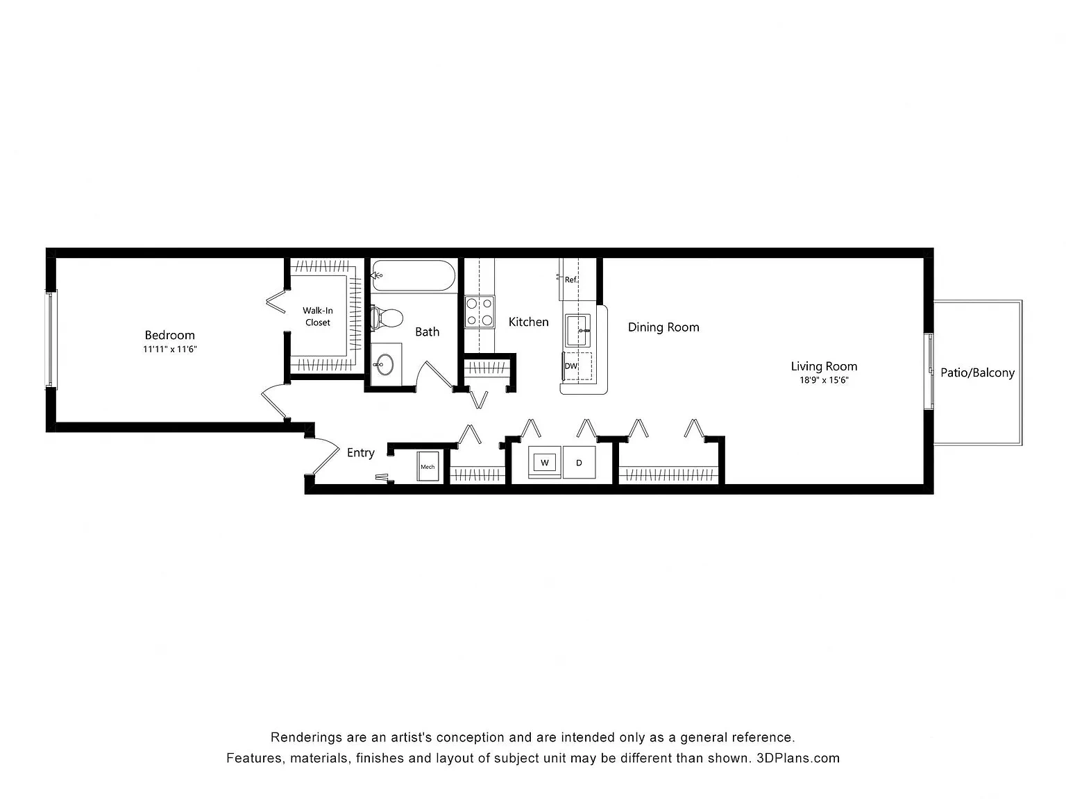 Portsmouth Apartments – Floor plan