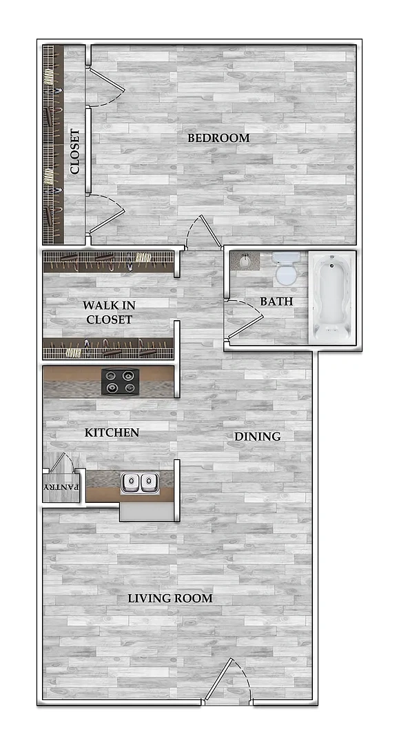Rockridge Springs Apartments – Floor plan