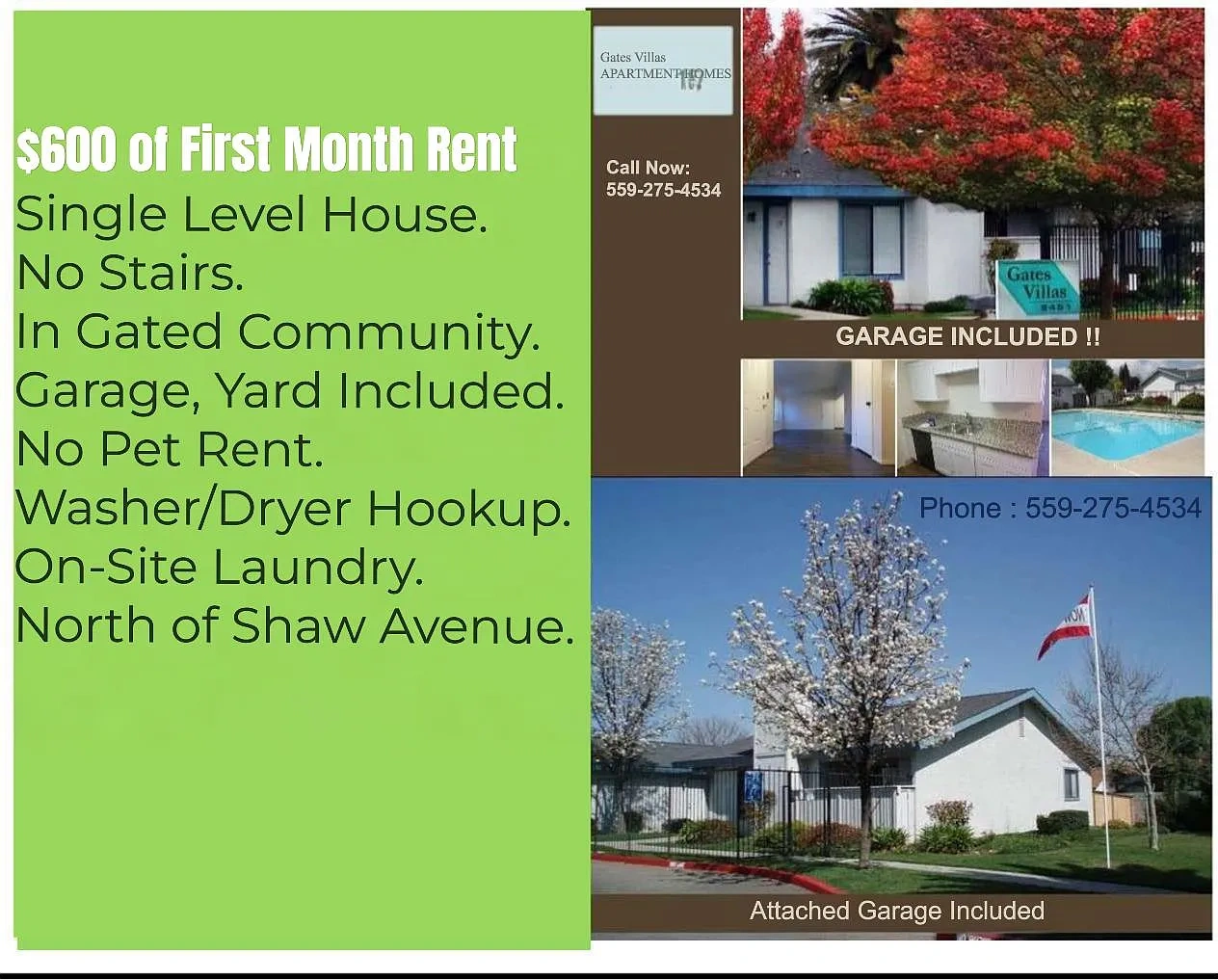 3 Bedroom Apartments in Bullard – photo 5