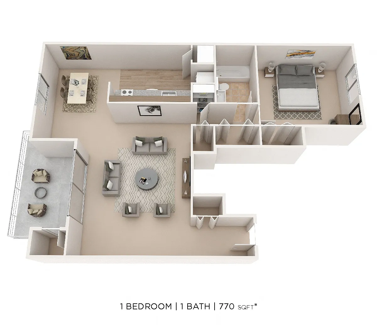 Quail Hollow Apartment Homes – Floor plan