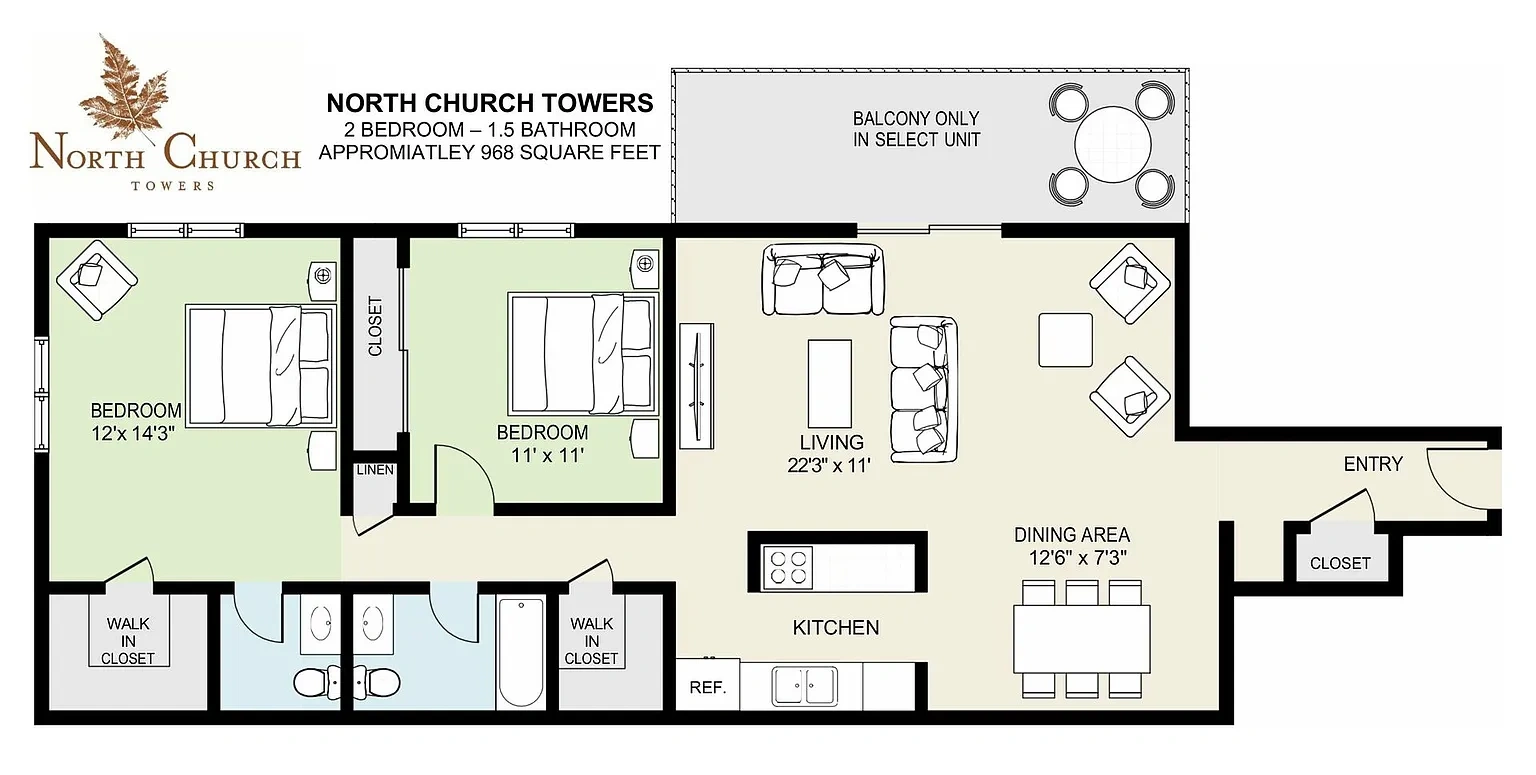 North Church Towers Apartments – Apartment